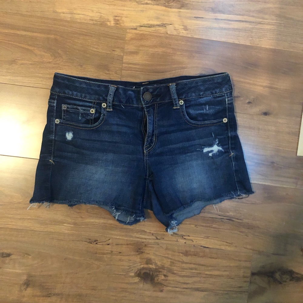 AE Distressed Jean Shorts